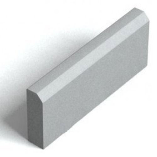 Бордюр садовий 500х200х60 мм сірий