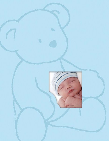 Альбом UFO 10x15x200 PP-46200 Baby blue bear — фото 1