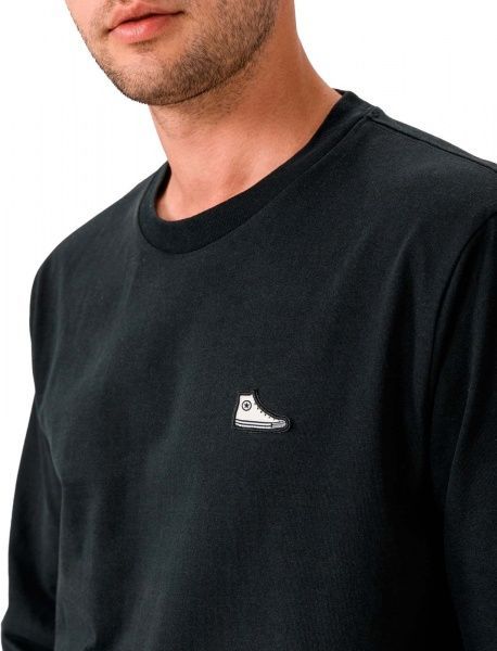 Футболка Converse CONVERSE CT SNEAKER PATCH LS TEE 10020536-001 L чорний