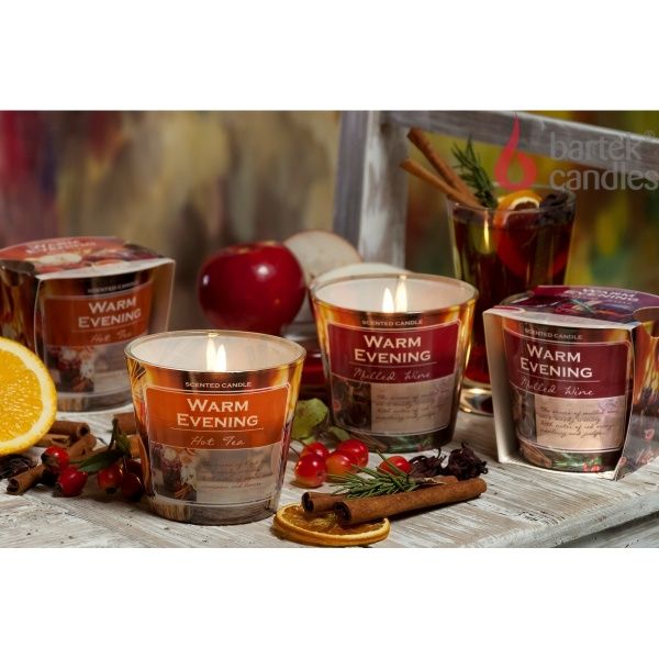 Свеча Теплый вечер (стекло 115 г) Bartek Candles