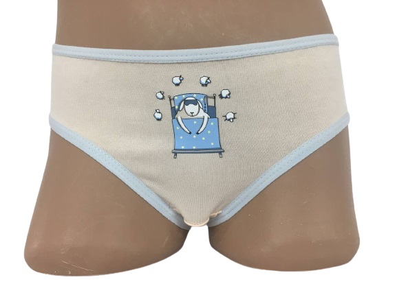 Трусы для девочки Bibo р.116 бежевый 11149 