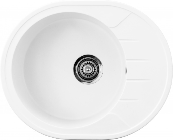 Мойка для кухни Metalac Х granit-VENERA М белая 