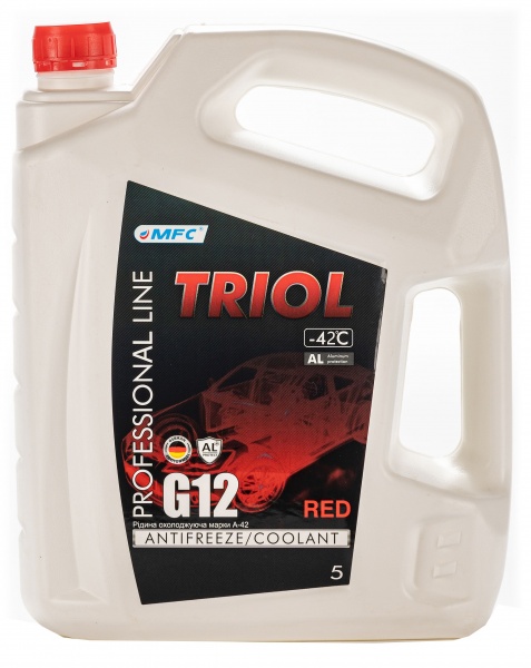 Антифриз MFC TRIOL Professional від -40 до +110 5л червоний 