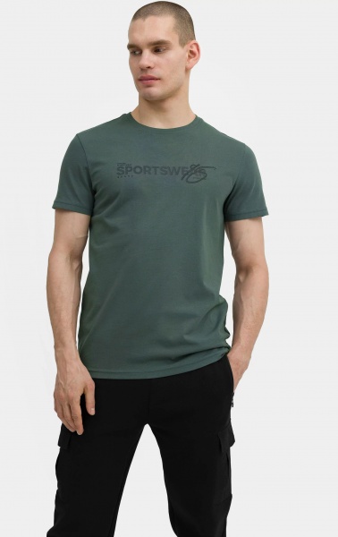 Футболка 4F TSHIRT M0991 4FAW22TTSHM0991-40S р.S зелений