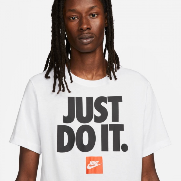 Футболка Nike M NSW TEE FRAN JDI VERBIAGE DZ2989-100 р.3XL білий