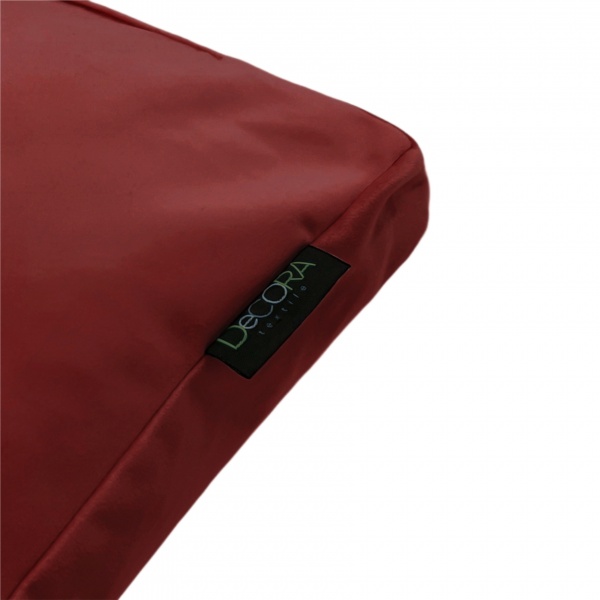 Подушка декоративная VELOUR без канта 50x50 см красный Decora textile 