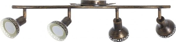 Спот Arte Lamp A5219PL-4BR 4x35 Вт GU10 коричневий Focus 