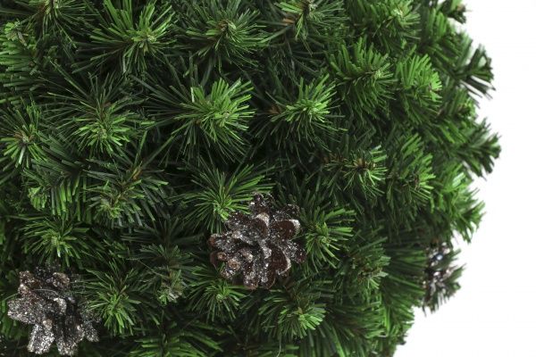 Куля новорічна з шишками 30 см