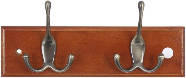 Вешалка для одежды II тип 1+2 бронза/орех