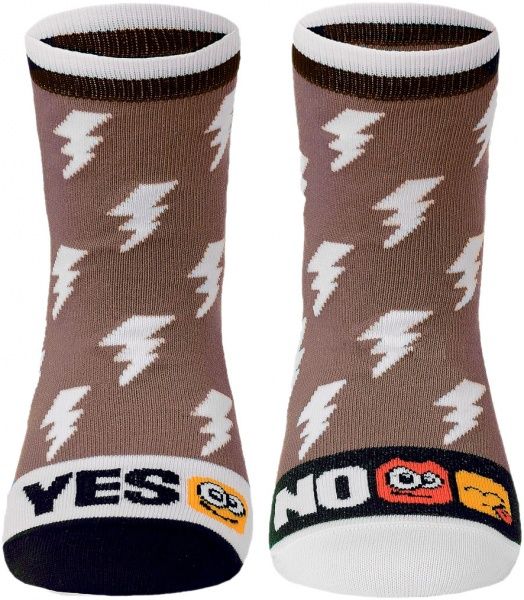 Носки детские Conte-Kids CK (ВЕСЕЛЫЕ НОЖКИ) рис.339 17С-10СП р.20 кофейный с рисунком 