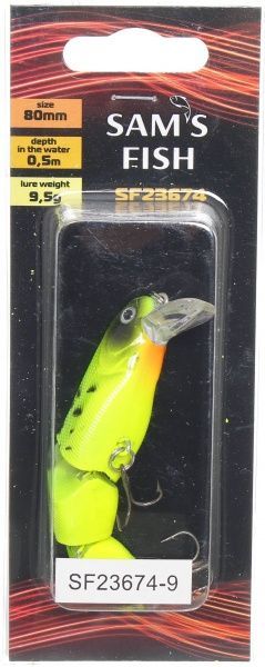 Воблер Sams Fish SF23674-9 9,5 г 80 мм