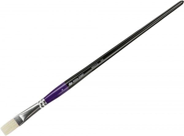 Кисть Щетина плоская, 401 № 8 Rosa Start 