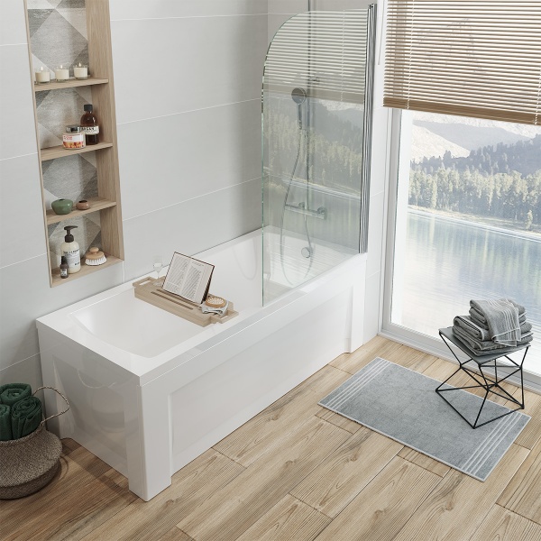 Шторка для ванны AB распашная 80х140 см AB181080Х1