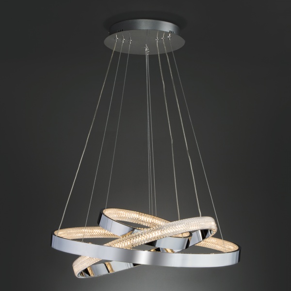 Подвес Smart Posh пульт ДУ/Wi-Fi LED 90276/3 хром