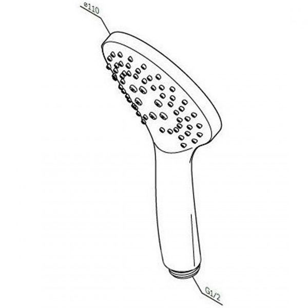 Ручной душ AM.PM Gem F0290100 