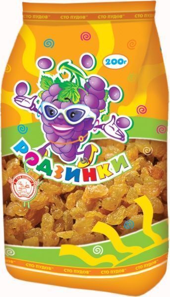 Изюм 200 г Сто пудов 