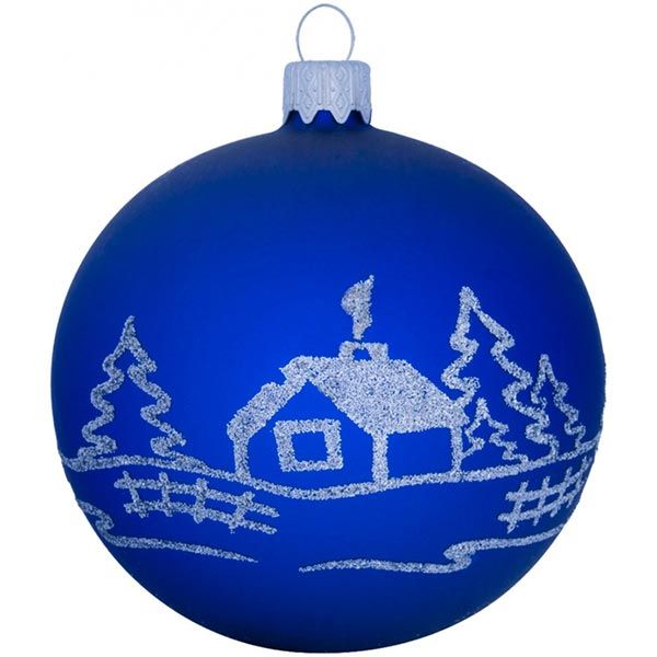 Шарик новогодний 3292H5 80 мм