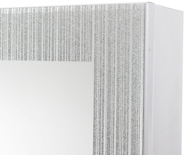 Напольное зеркало с секцией для хранения аксессуаров 3600x12300 мм белый 