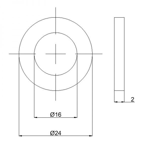 Прокладка Rubineta 3/4 (паронитовая) 632011
