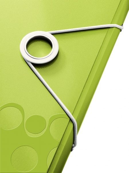 Папка з відділеннями WOW A4 зелений металік 45890064 Leitz