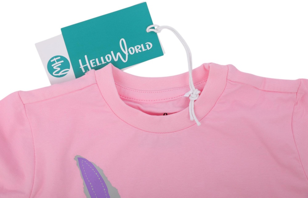 Футболка для девочек HW 2 шт. р.128/134 разноцветный 55062_J55046