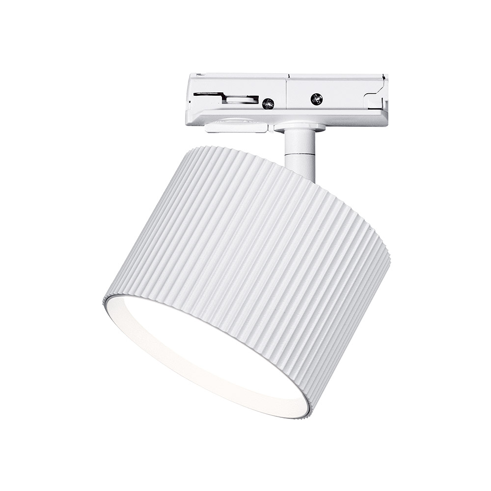 Трековый светильник Maxus Wave Base белый MAX-TW-GX53-WH