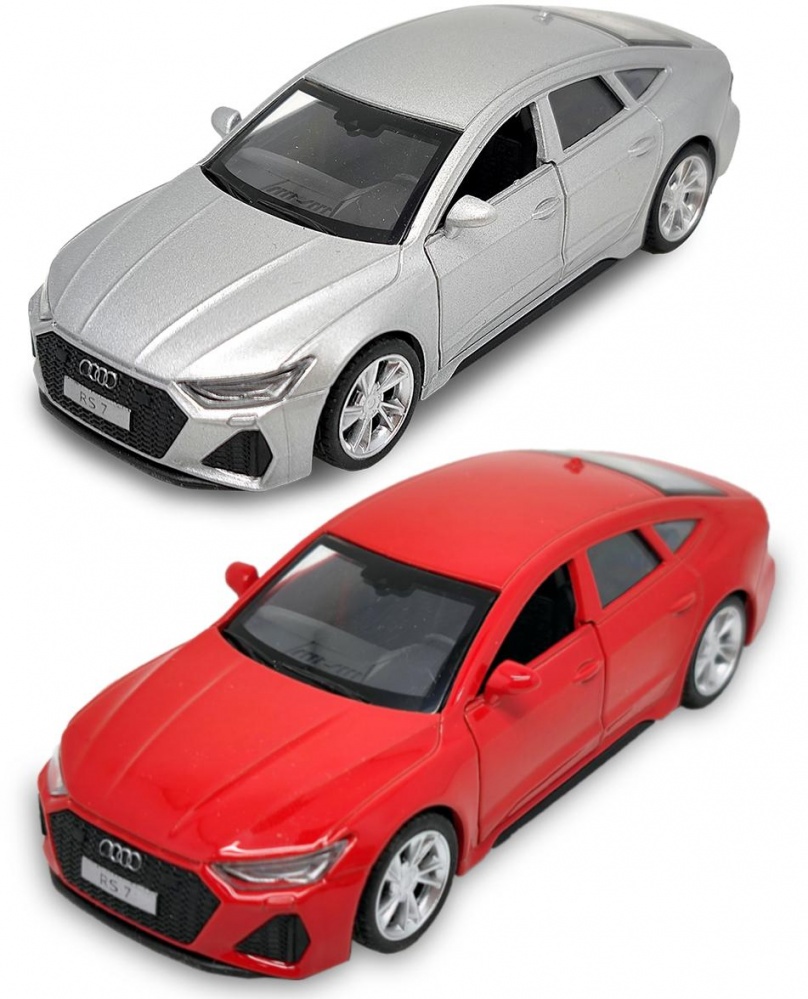 Автомодель TechnoDrive 1:32 Audi RS 7 Sportback червоний сріблястий 250406