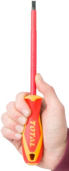 Набор отверток Total диэлектрических до 1000 В 6 шт. SL 3.0 / 4.0 / 6.5 PH 0 / 1 / 2×150 мм THTIS566