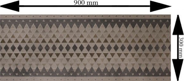 Плитка TAU Ceramica Channel Mix Decor 30x90 