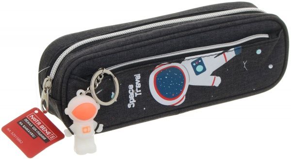 Пенал на блискавці В космосі Nota Bene чорний