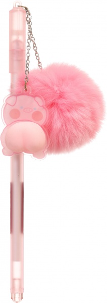 Ручка гелевая Пушистый хвостик поросенка 