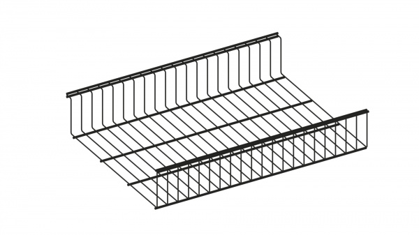 Корзина к гардеробной системе Kolchuga 606х406 мм черный