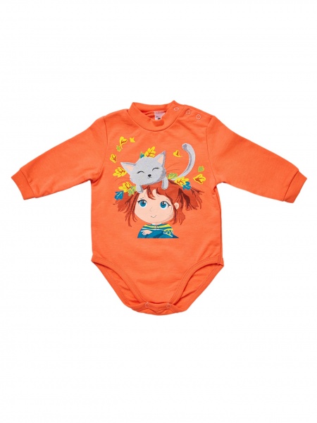 Боди для девочки Smil 102755 р.68 коралловый 102755 