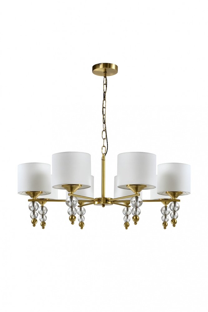 Люстра потолочная Sensio Aurelia 8xE14 золотистый PR-PL321164-8