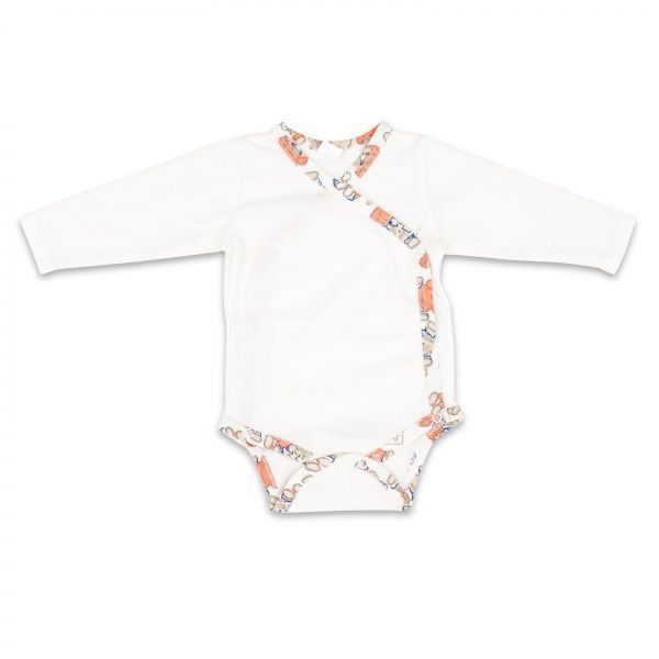 Боди для девочек Danaya 3FD р.62 белый с рисунком 
