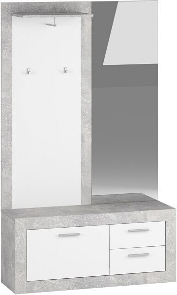 Прихожая Грейд-Плюс Модерн 2000x1200x396 мм бетон