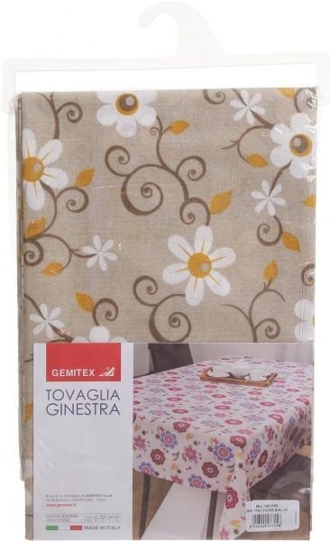 Скатерть Ginestra 140x140 см бежевый Gemitex 