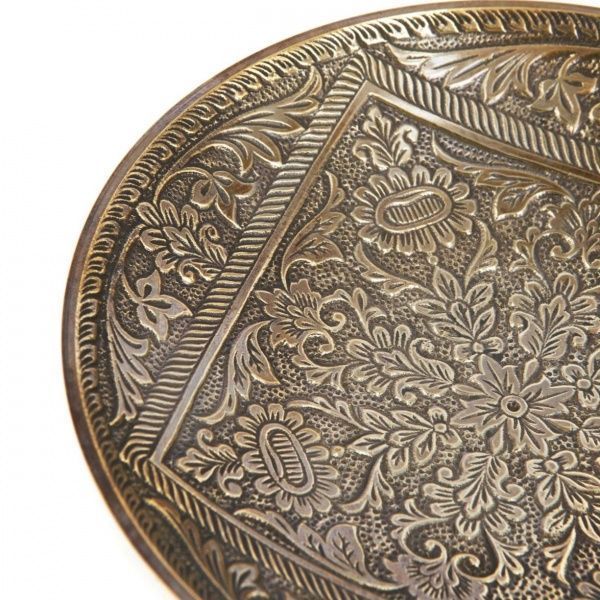 Конфетница медная декоративная 15 см 2007