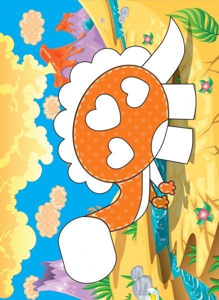 Книга «Цікава мозаїка. Динозаври» 9786177282852