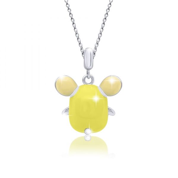 Кулон UMa&UMi Мышка желтая