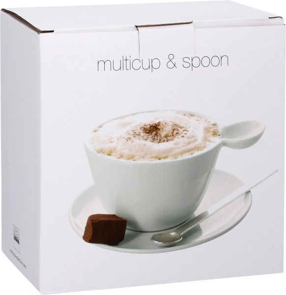 Чашка с блюдцем Multi cup & spoon 250 мл 10201017 ASA