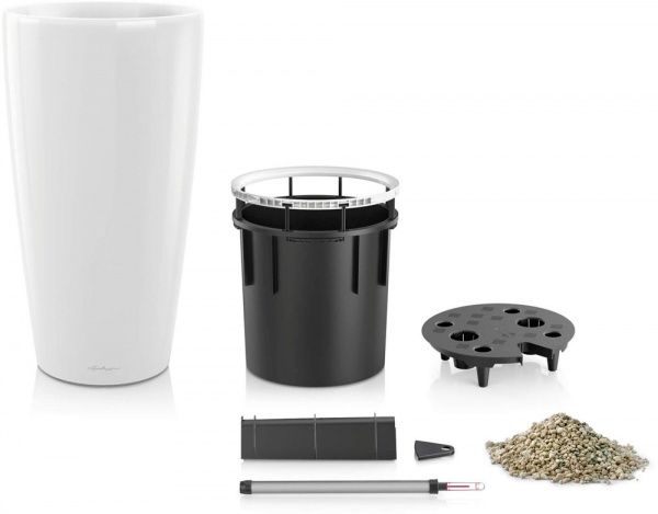 Кашпо Lechuza Rondo Premium 40 круглый 22 л белый (15759) 