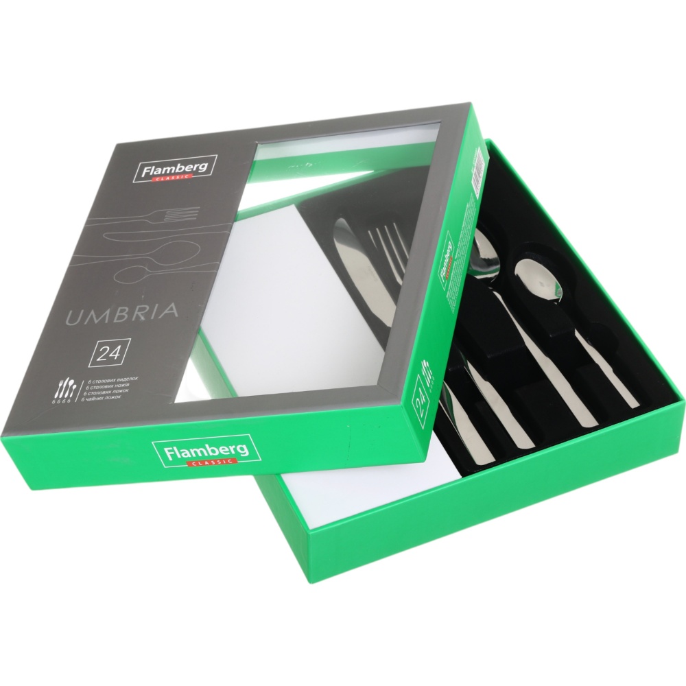 Набір столових приборів Flamberg Umbria нержавіюча сталь 24 шт.