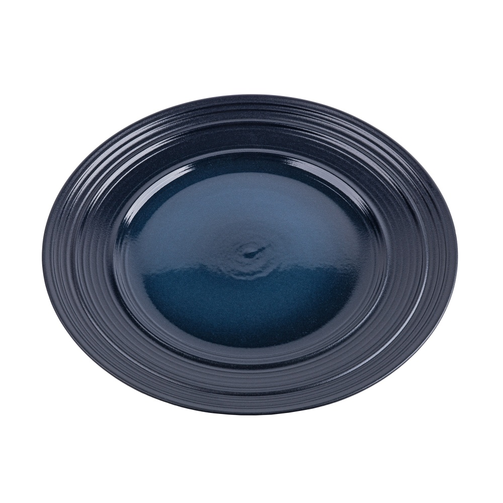 Тарілка підставна Krauff Lucerne Black&Blue 25,4 см 24-320-009