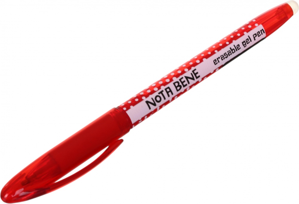 Ручка гелева Nota Bene kids пиши-зітри 0,5 мм червоний