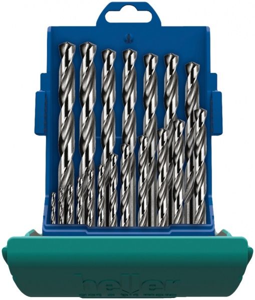Набор сверл по металлу Heller HSS-Super 1-10 мм 19 шт. 21961
