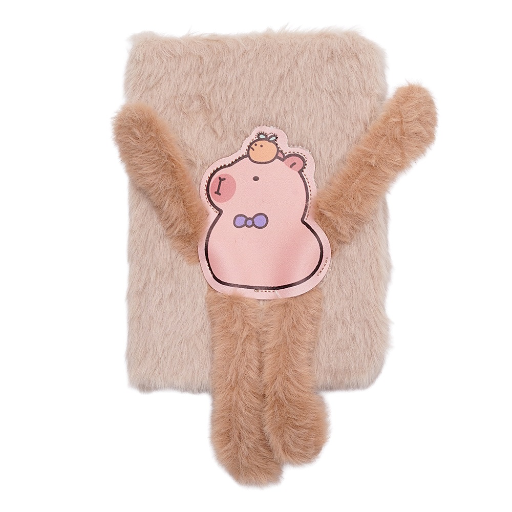 Блокнот плюшевый Forme Capybara А6 80 лист. KIDS Line