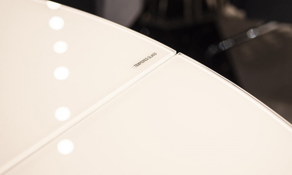 Стол обеденный Раунд Т7067 1000/1300х1000х760 белый 