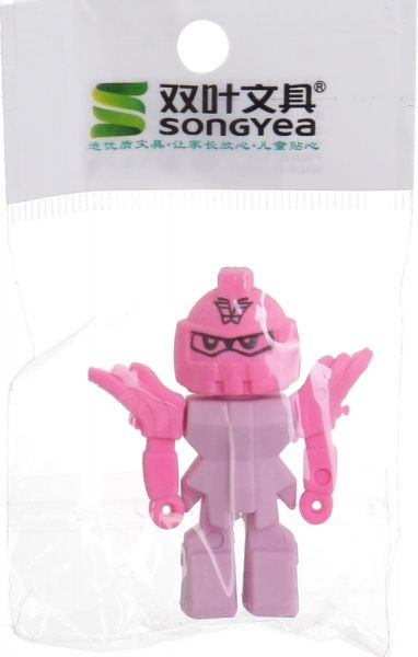 Ластик Робот розовый