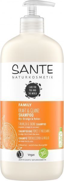 Биошампунь для волос Sante Апельсин и Кокос укрепляющий 500 мл
